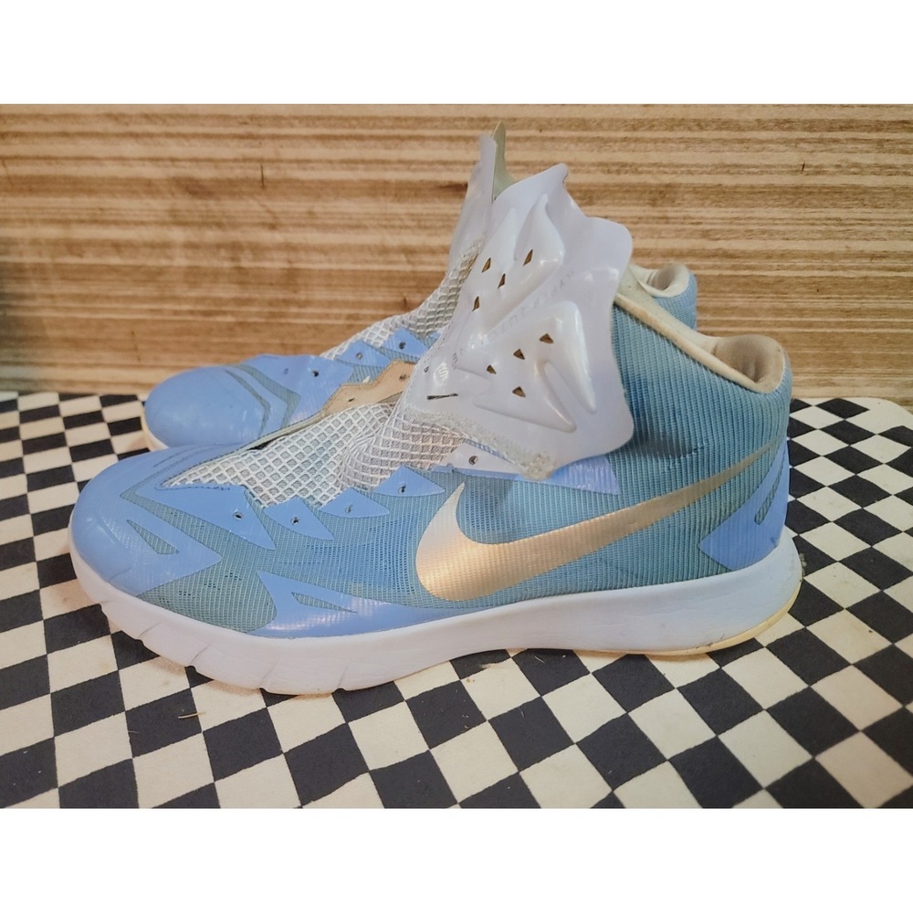Nike Lunar Hyperquickness TB Basketball Shoes Blue 652775-405 Men's 11.5 No...